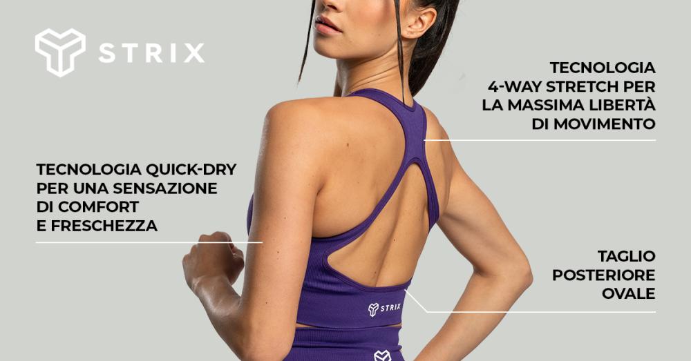 Reggiseno sportivo senza cuciture Moss - STRIX