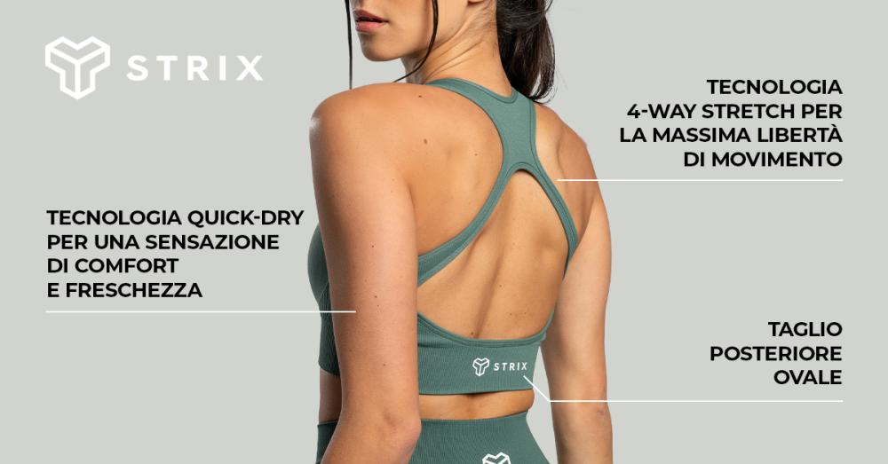 Reggiseno sportivo senza cuciture Moss - STRIX