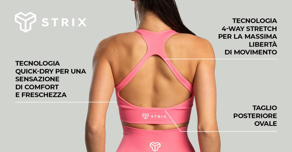 Reggiseno sportivo senza cuciture Moss - STRIX