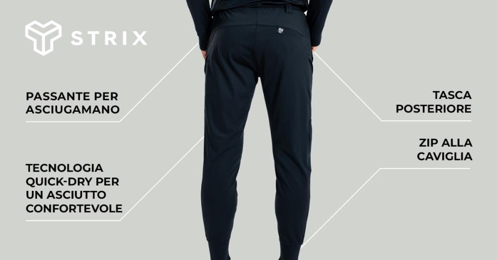 Pantaloni sportivi ULTRA Black - STRIX