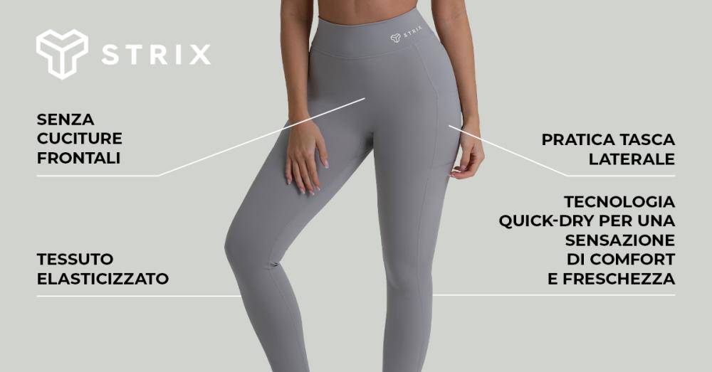 Leggings ZOA Donna Nero - STRIX