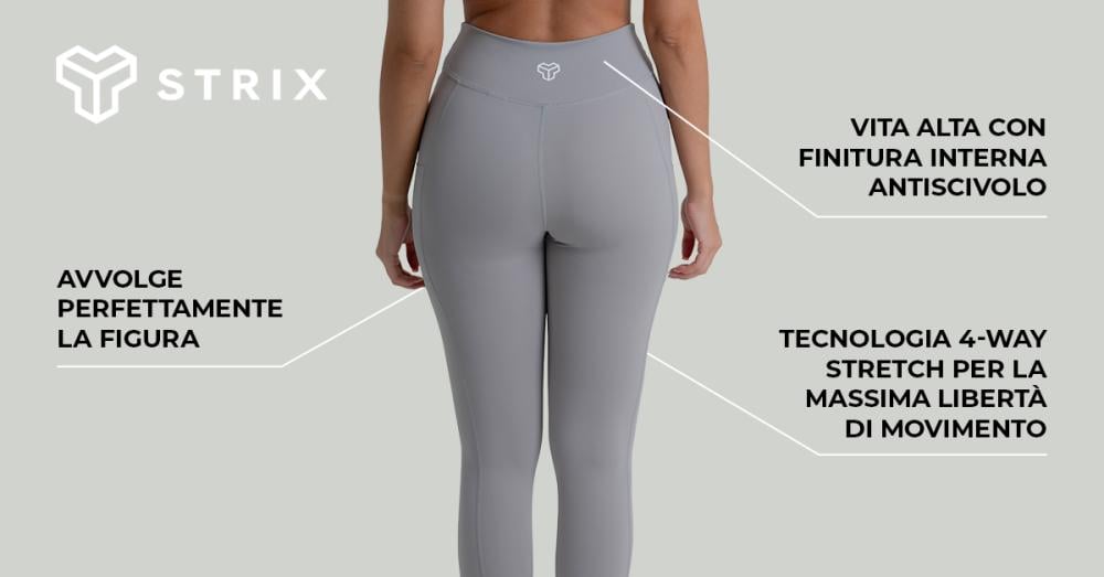 Leggings ZOA Donna Nero - STRIX