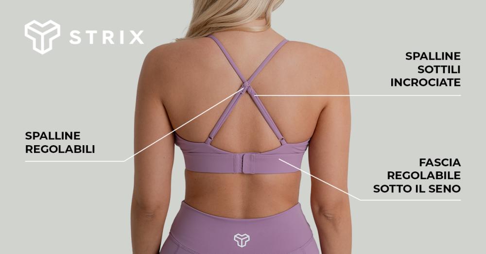 Reggiseno sportivo ZOA Triangle Black - GymBeam