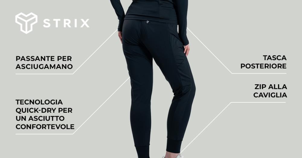 Pantaloni sportivi donna ULTRA Black - STRIX