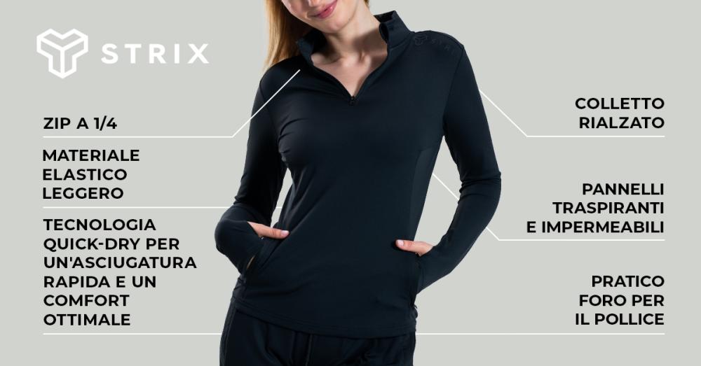 Top sportivo ULTRA da donna nero - STRIX