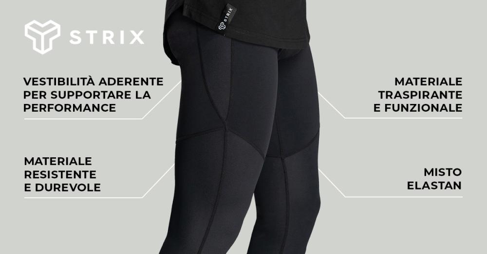 Leggings Nebula da uomo neri - STRIX