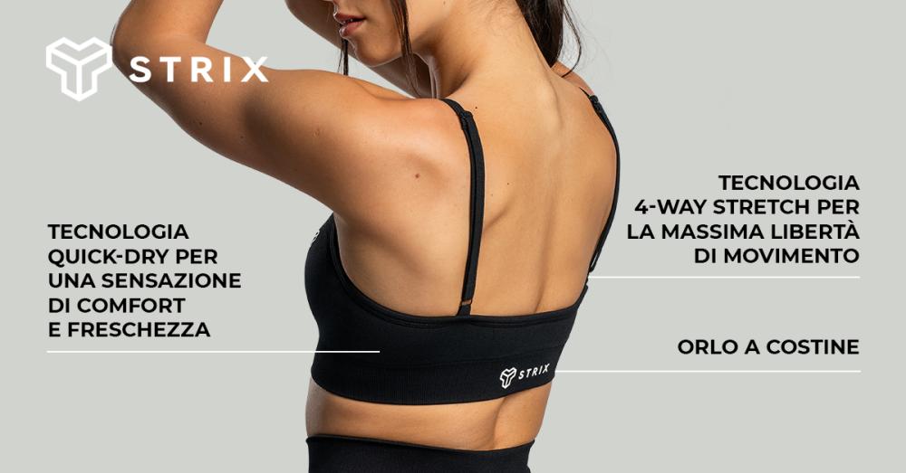 Seamless String Sports Bra Moss - STRIX
