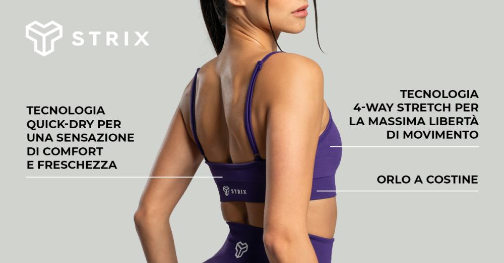 Seamless String Sports Bra Moss - STRIX
