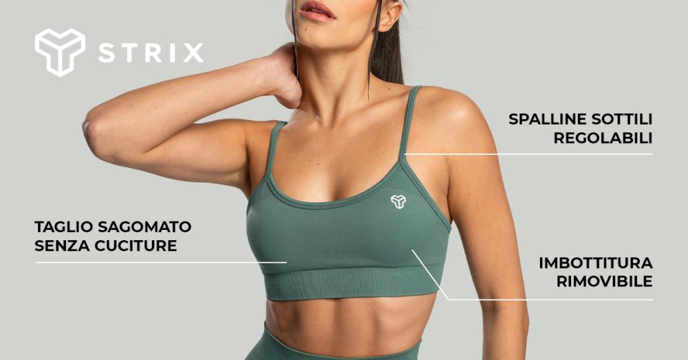 Reggiseno sportivo senza cuciture Moss - STRIX