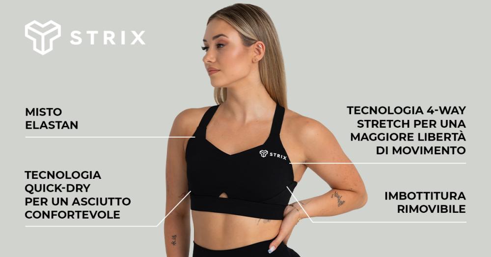 Reggiseno sportivo nero - STRIX