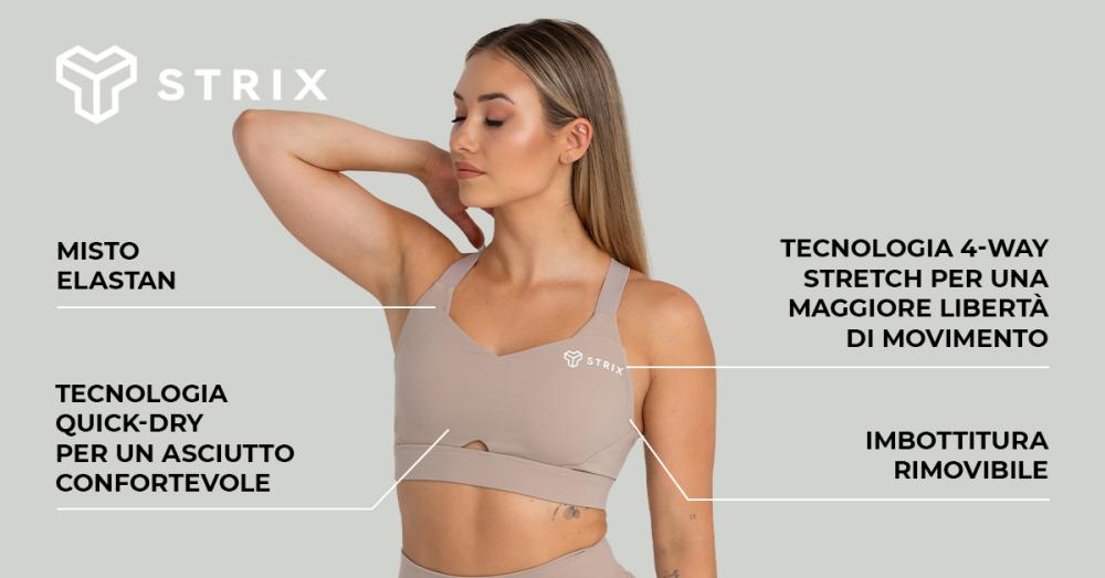 Reggiseno sportivo Taupe - STRIX