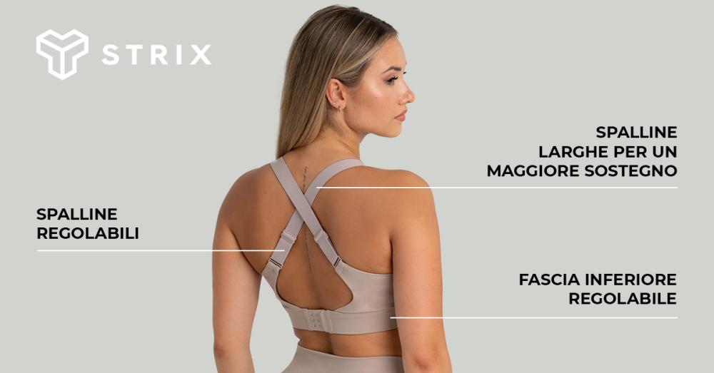 Reggiseno sportivo Taupe - STRIX