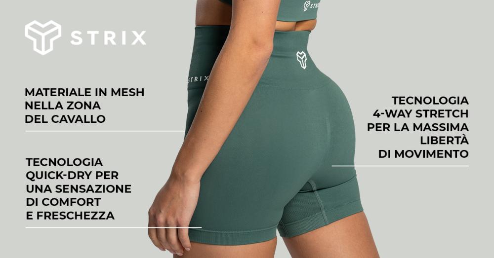 Pantaloncini da donna senza cuciture Moss - STRIX