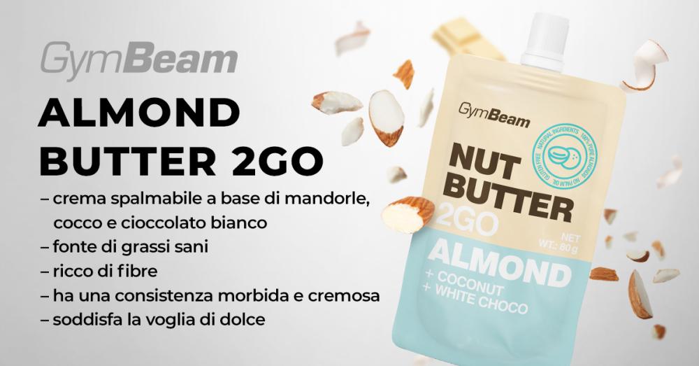 Nut Butter 2GO - Burro di Mandorle con Cocco e Cioccolato Bianco - GymBeam