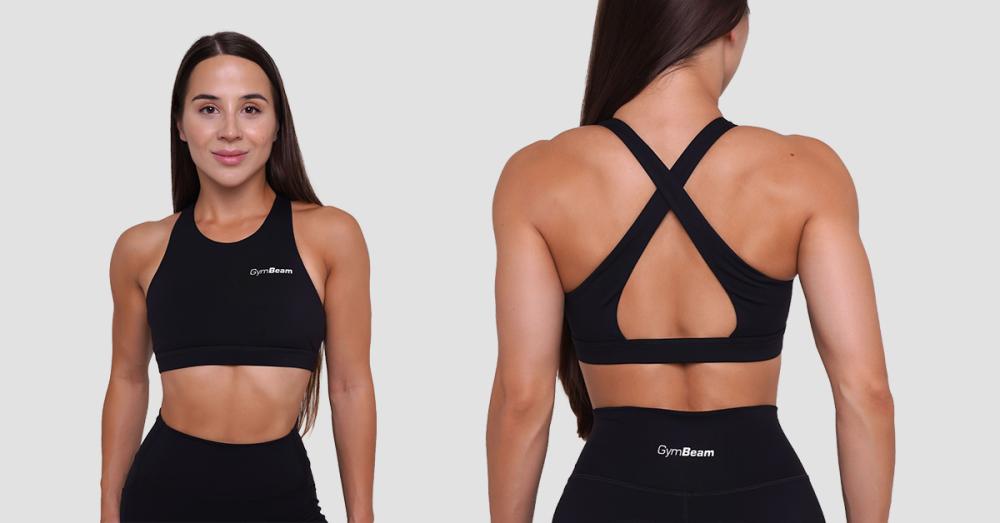 Ignite Sports Bra Black - GymBeam