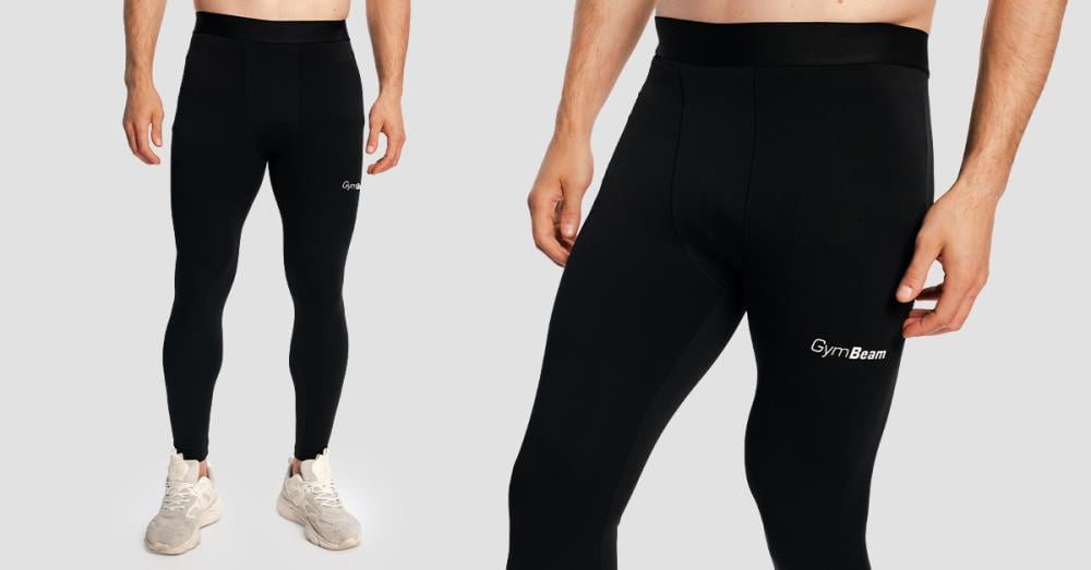 Leggings da uomo Combat Black - GymBeam
