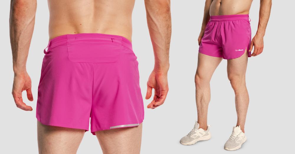 Pantaloncini da running The Pulse X Uomo Purple - GymBeam