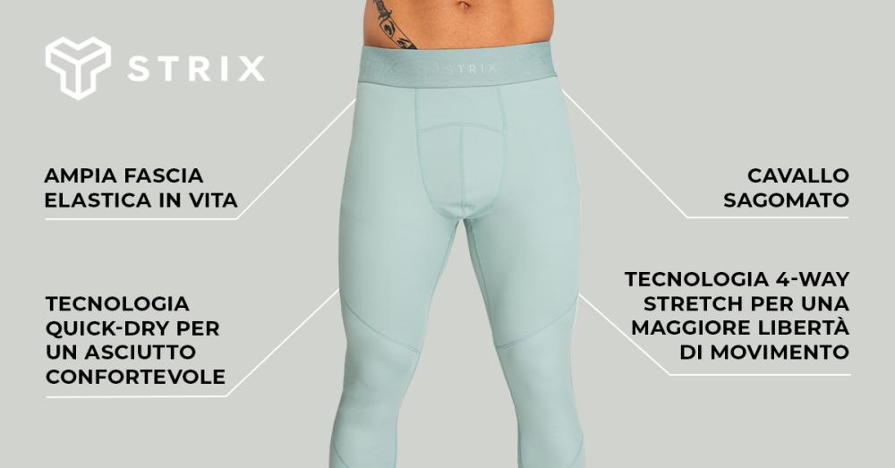 Leggings Nebula da uomo Stone Blue - STRIX