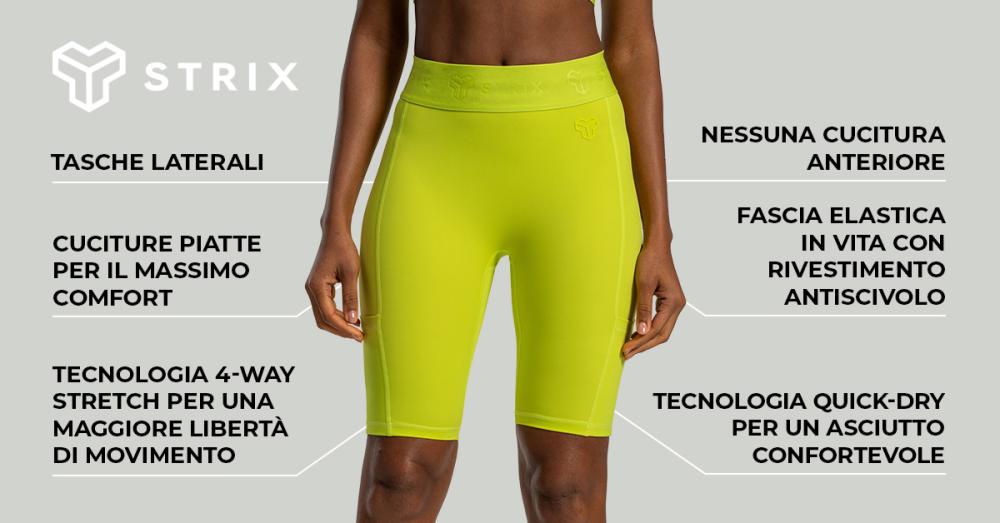 Lunar Biker Shorts Black - STRIX