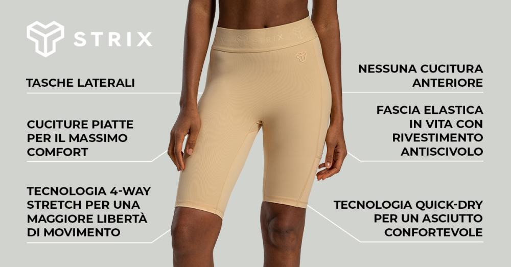 Lunar Biker Shorts Sandshell - STRIX