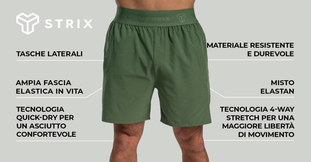 Pantaloncini Lunar Cedar Green - STRIX