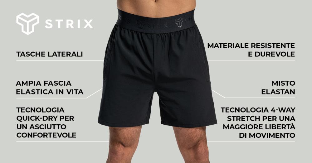 Pantaloncini Lunar Black - STRIX