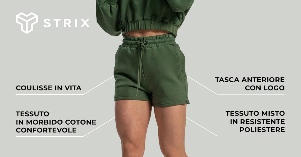 Pantaloncini Lunar Donna Verde Cedro - STRIX