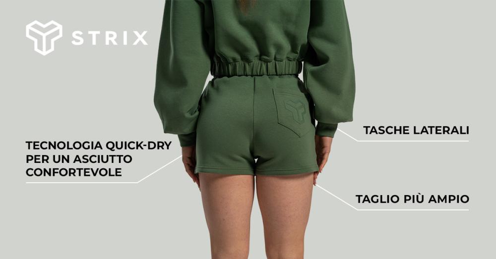 Pantaloncini Lunar Donna Verde Cedro - STRIX