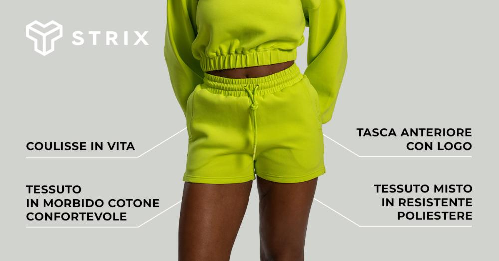 Pantaloncini Lunar Donna Chartreuse - STRIX