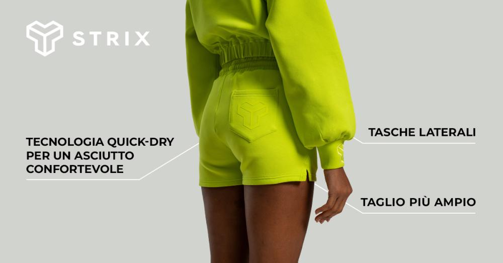 Pantaloncini Lunar Donna Chartreuse - STRIX