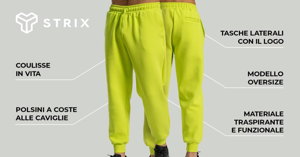 Relaxed Joggers Chartreuse - STRIX