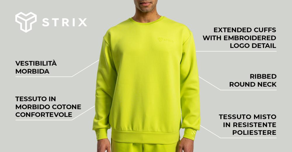 Felpa Relaxed Chartreuse - STRIX