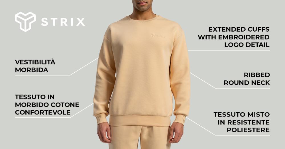 Felpa Relaxed Sandshell - STRIX
