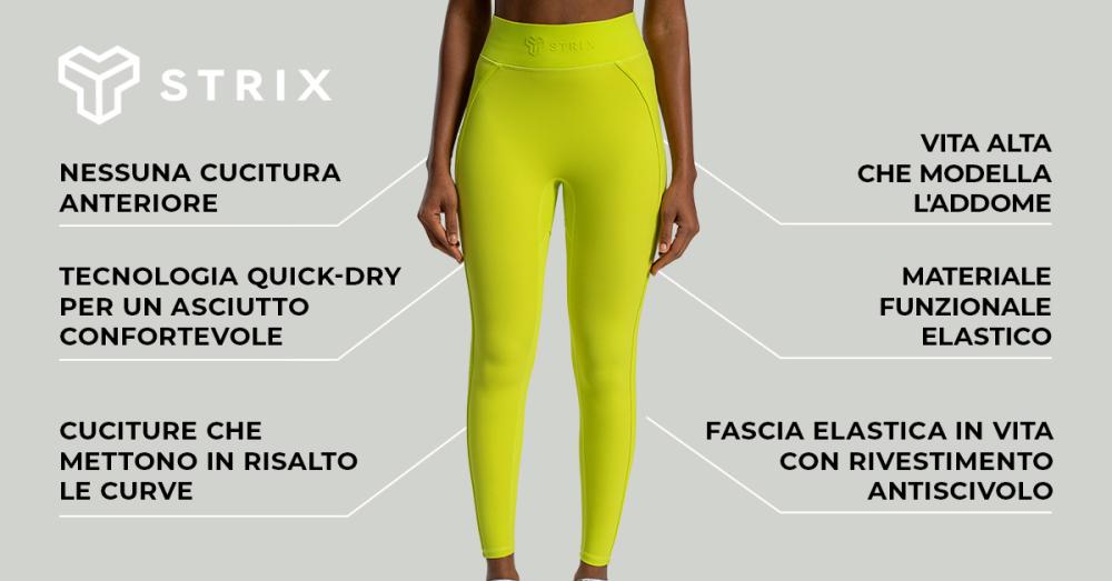 Leggings Lunar Donna Chartreuse - STRIX