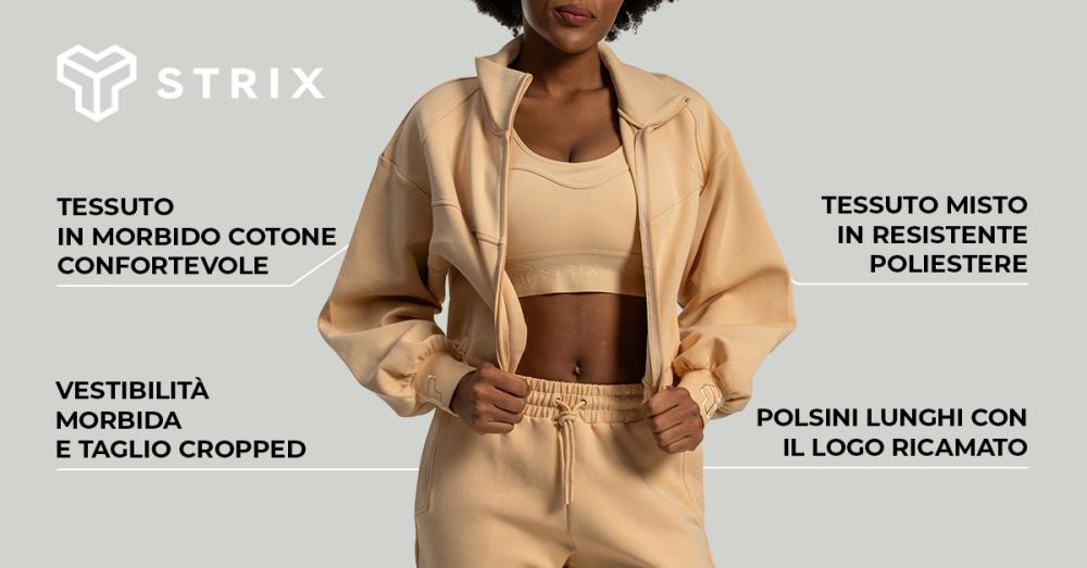 Dámska mikina Lunar Zip-Up Sandshell - STRIX