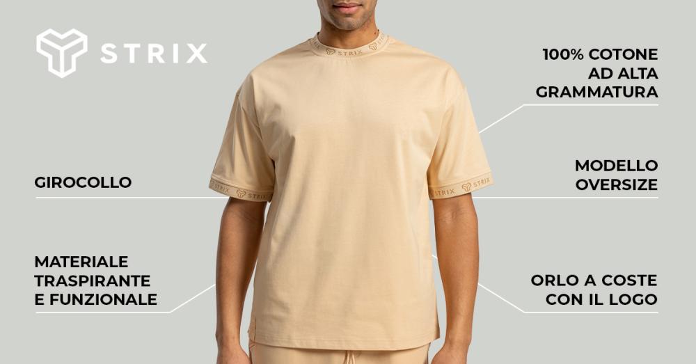 T-Shirt Oversize Heavy Sandshell - STRIX