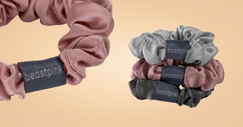 Set di Fascette per Capelli in Raso Mix - BeastPink