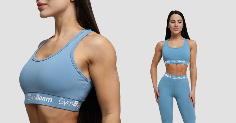 Reggiseno Simple Donna Rouge Steel Grey - GymBeam 