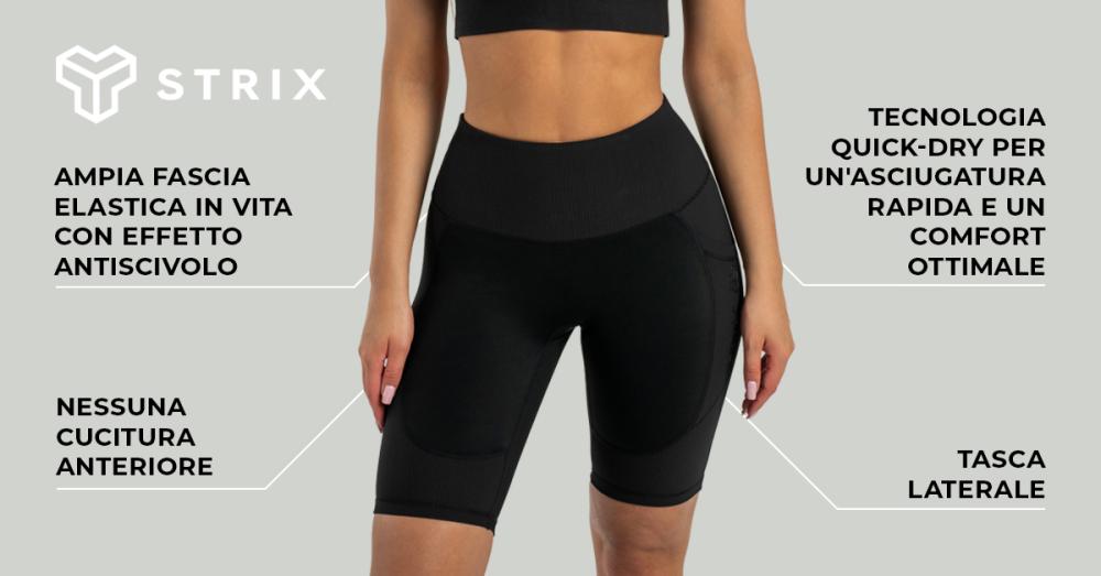 Pantaloncini Stellar da Donna Black - STRIX