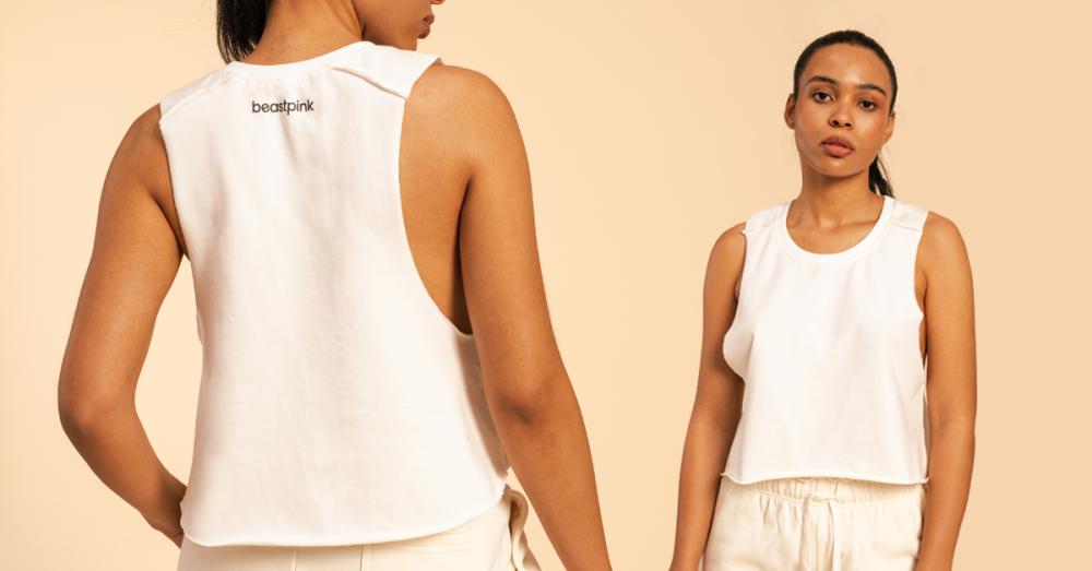 Canotta da Donna Serenity Ivory - BeastPink