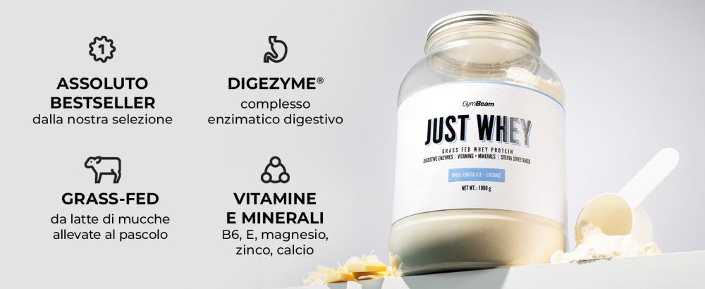 Best Grass-Fed Protein - Just Whey - GymBeam