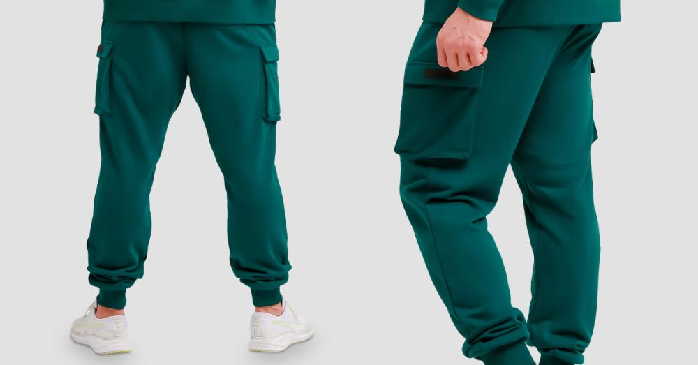 Utility Joggers Green - GymBeam