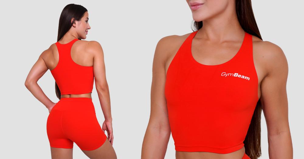 Top sportivo BEAT da donna Tangerine - GymBeam