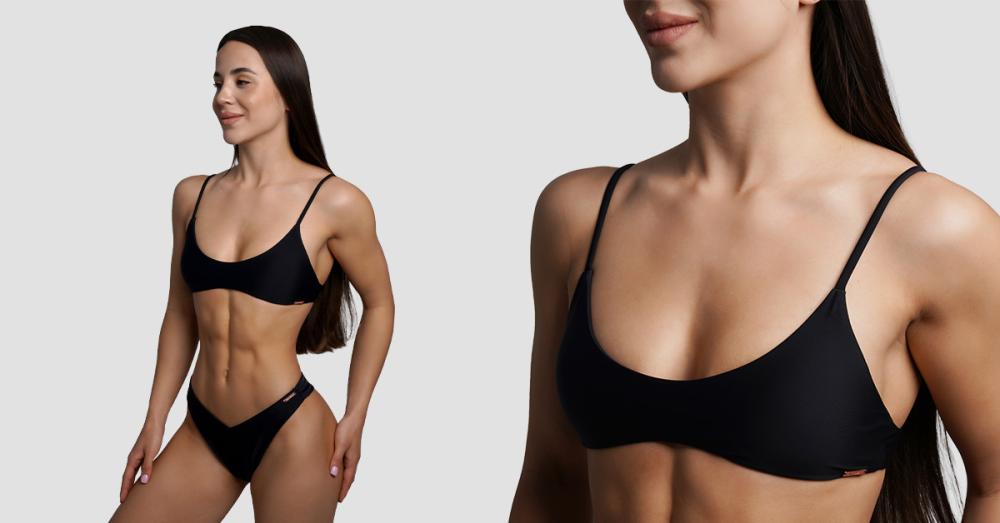 Top del Costume da Bagno HAWAII Black - GymBeam 