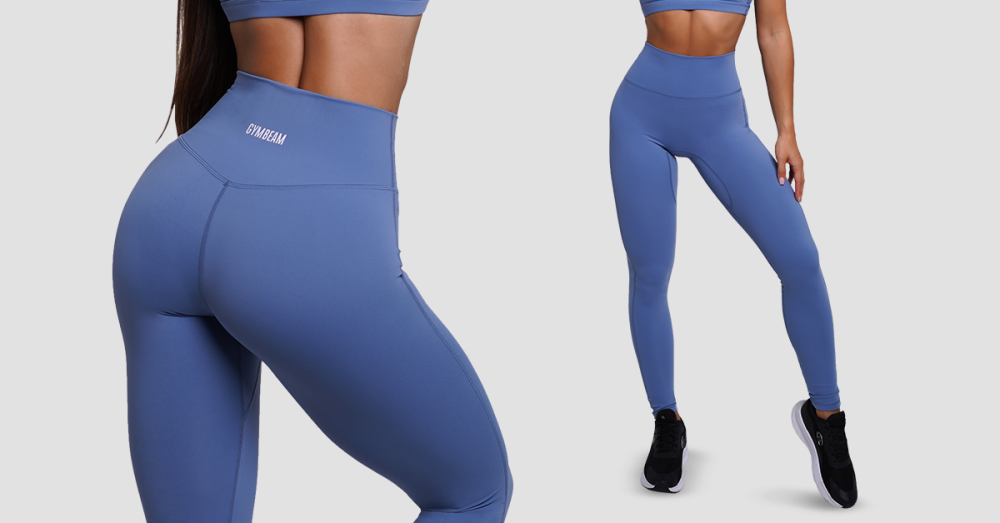 Leggings da Donna FIT Steel Blue - GymBeam