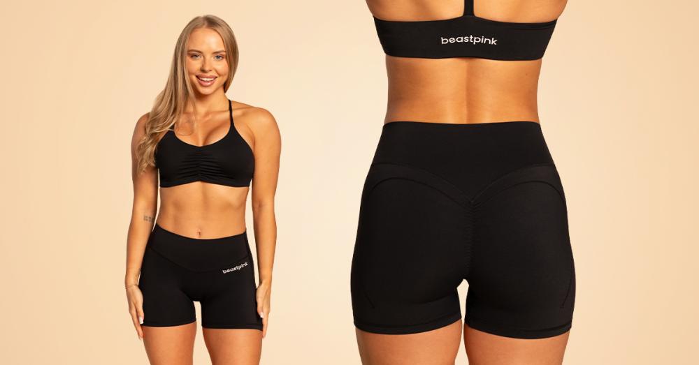 Pantaloncini Grace Black Donna - BeastPink