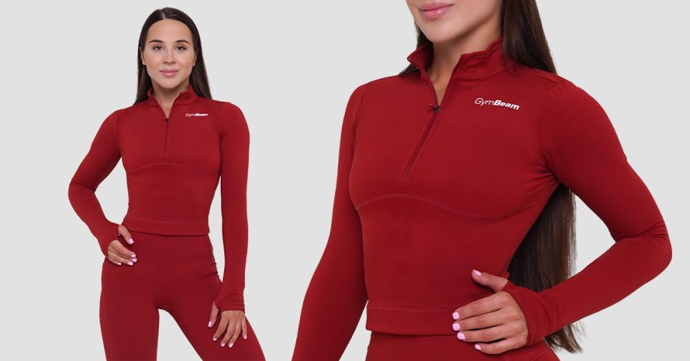 Top sportivo Ignite da donna Dark Red - GymBeam