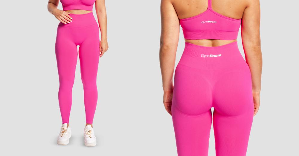 Leggings Sculpt Rose Seamless Donna - GymBeam