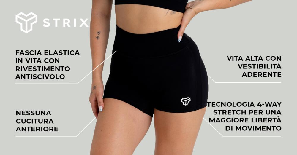 Pantaloncini da donna Black - STRIX