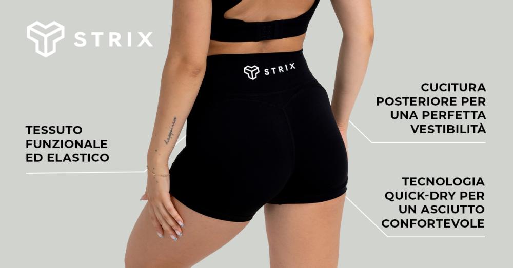 Pantaloncini da donna neri - STRIX